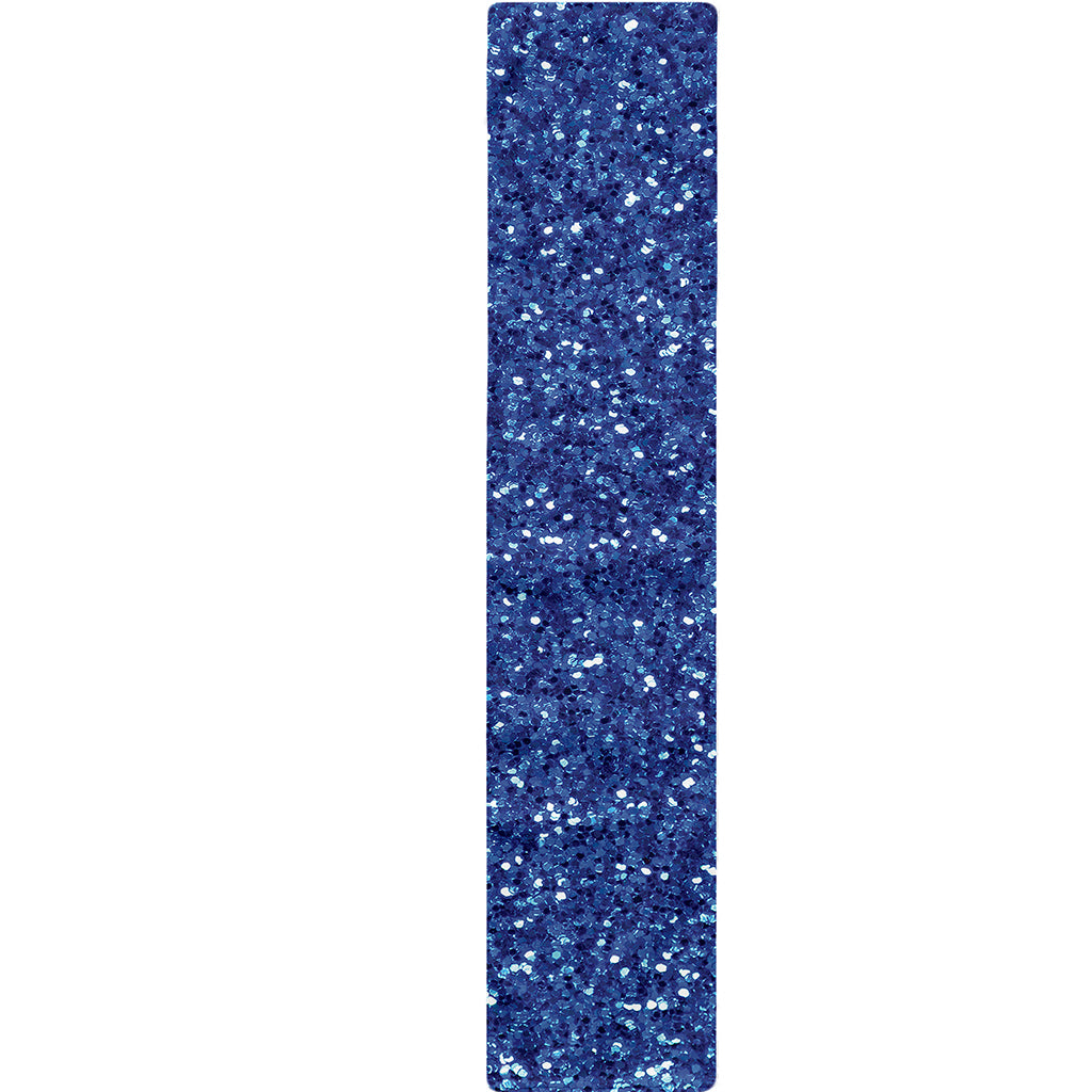 Blue (NOT Real) Glitter Print Table Runner