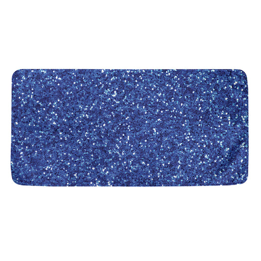 Blue (NOT Real) Glitter Print Towel