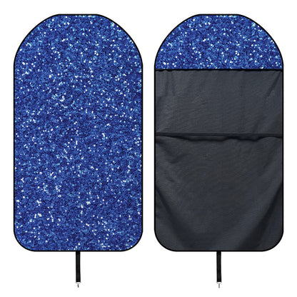 Blue (NOT Real) Glitter Print Waterproof Car Seat Cover