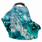 Blue Ocean Acid Melt Print Baby Seat Cover