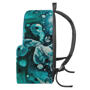 Blue Ocean Acid Melt Print Backpack