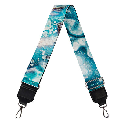 Blue Ocean Acid Melt Print Bag Strap