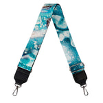 Blue Ocean Acid Melt Print Bag Strap