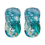 Blue Ocean Acid Melt Print Bar Stool Covers