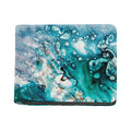 Blue Ocean Acid Melt Print Bifold Wallet