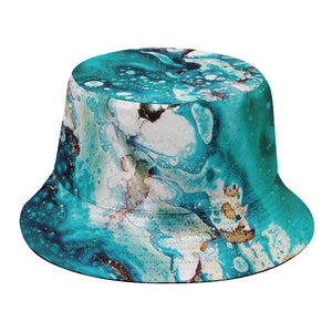 Blue Ocean Acid Melt Print Bucket Hat