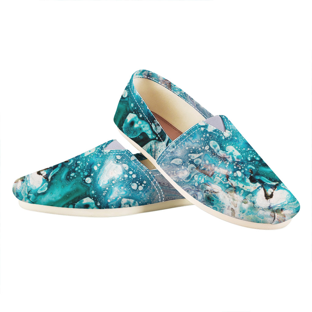 Blue Ocean Acid Melt Print Casual Shoes