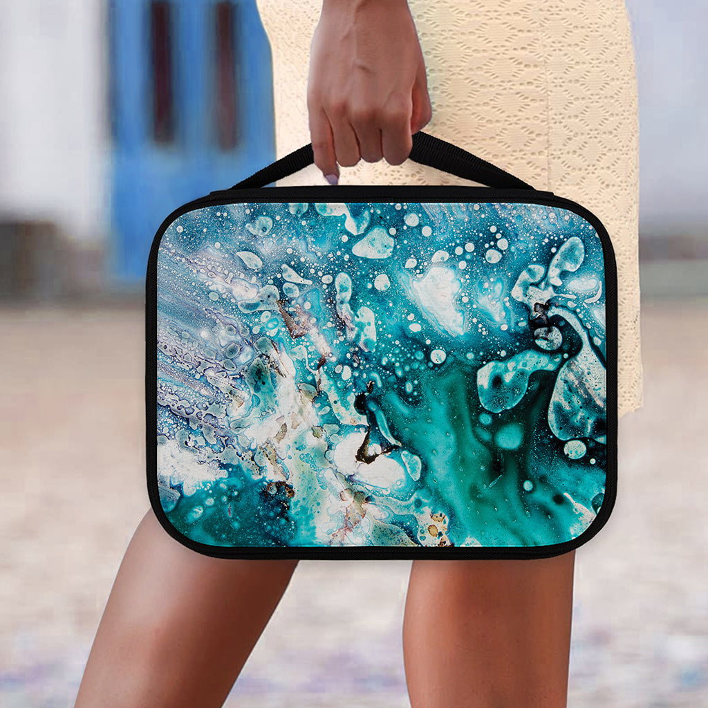 Blue Ocean Acid Melt Print Classic Bible Case