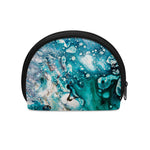 Blue Ocean Acid Melt Print Coin Purse