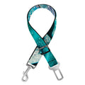 Blue Ocean Acid Melt Print Dog Seat Belt