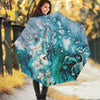 Blue Ocean Acid Melt Print Foldable Umbrella