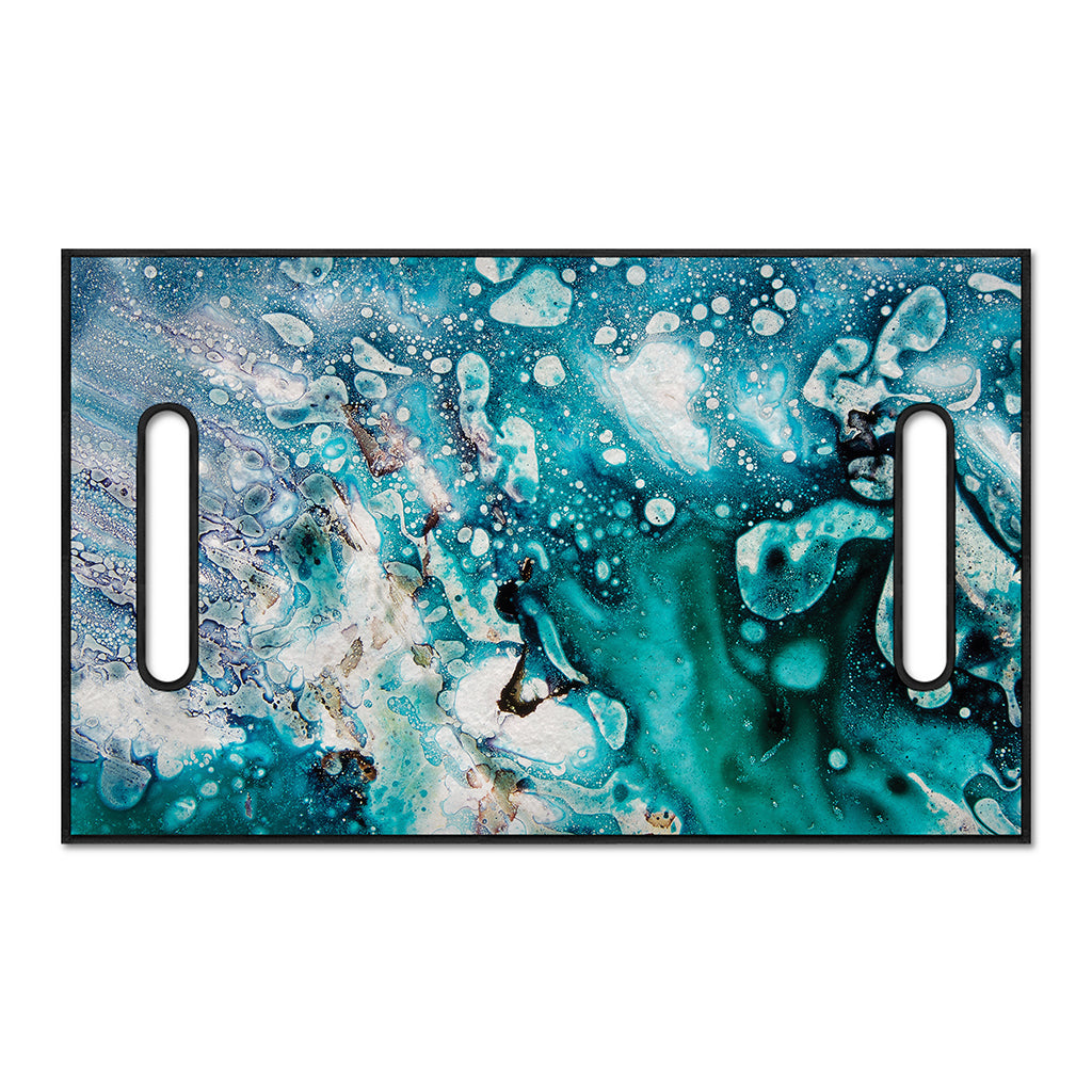 Blue Ocean Acid Melt Print Golf Cart Seat Cover