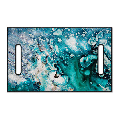 Blue Ocean Acid Melt Print Golf Cart Seat Cover