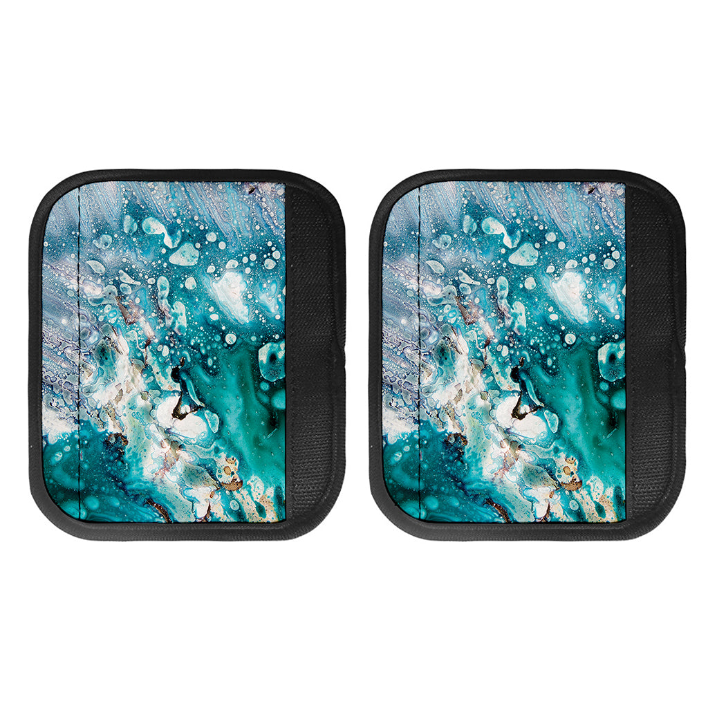 Blue Ocean Acid Melt Print Handle Covers
