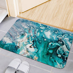 Blue Ocean Acid Melt Print Indoor Door Mat