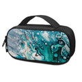 Blue Ocean Acid Melt Print Portable Cooler Travel Case