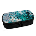Blue Ocean Acid Melt Print Insulin Cooler Travel Case