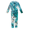 Blue Ocean Acid Melt Print Jumpsuit