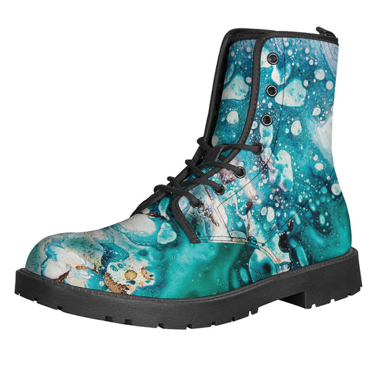 Blue Ocean Acid Melt Print Backpack
