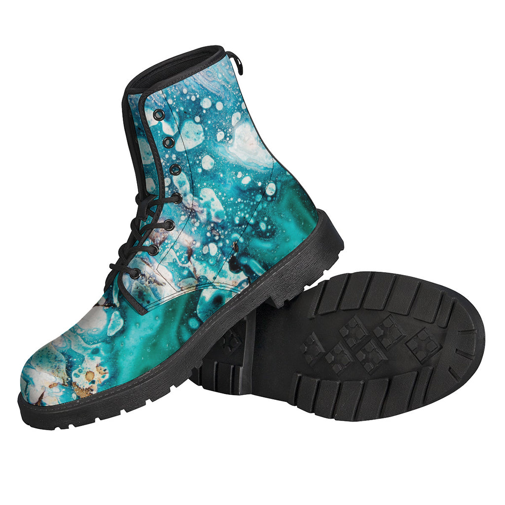 Blue Ocean Acid Melt Print Backpack