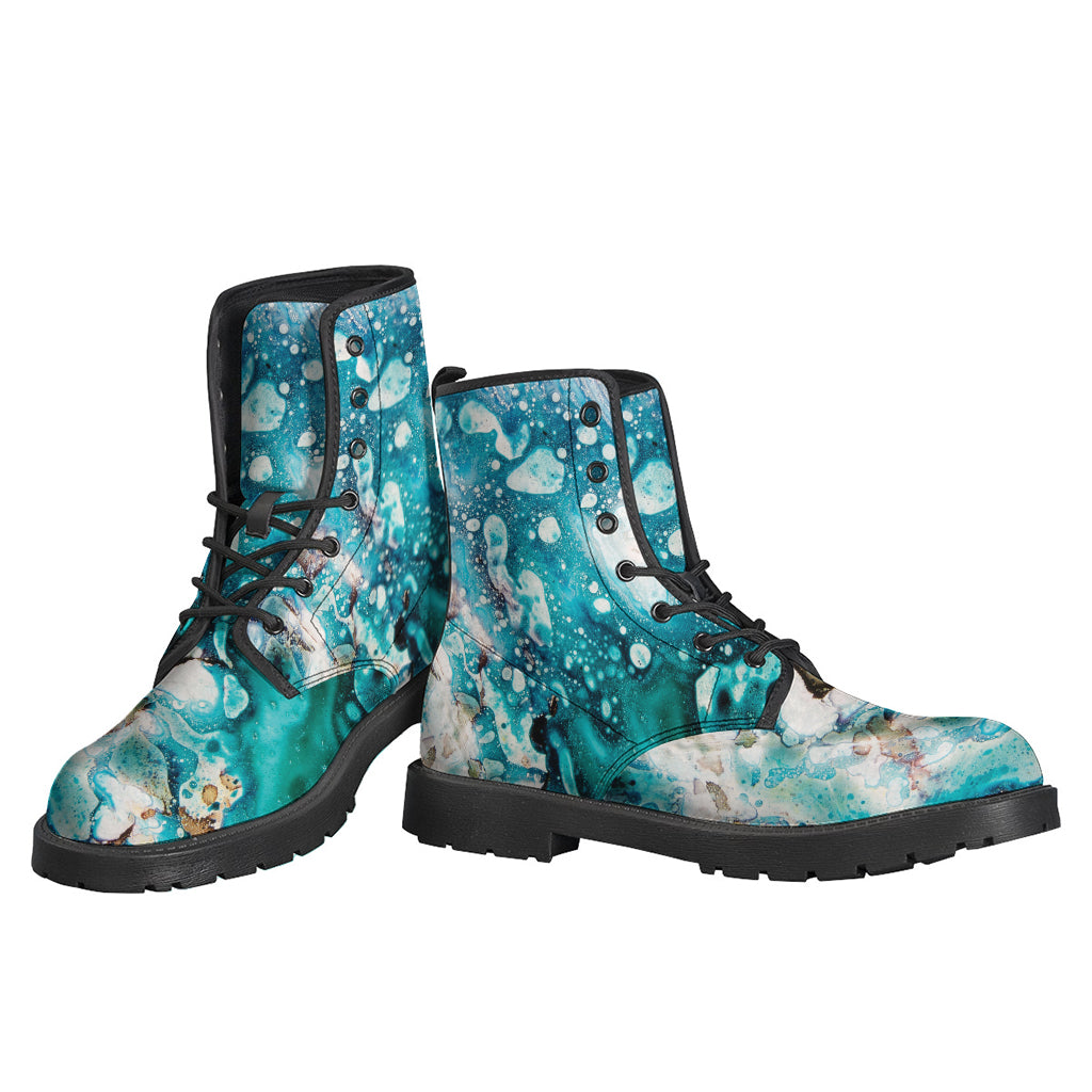 Blue Ocean Acid Melt Print Backpack