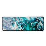 Blue Ocean Acid Melt Print Long Kitchen Mat