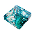 Blue Ocean Acid Melt Print Outdoor Seat Cushion Cover