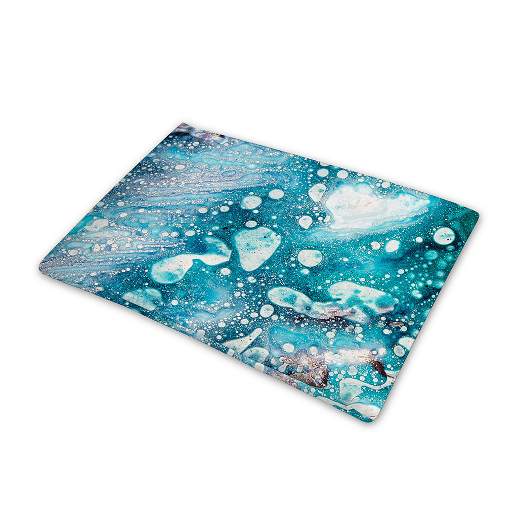 Blue Ocean Acid Melt Print Pet Cooling Mat Cover