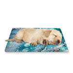 Blue Ocean Acid Melt Print Pet Cooling Mat Cover
