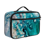 Blue Ocean Acid Melt Print Portable Lunch Bag