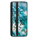 Blue Ocean Acid Melt Print Refrigerator Handle Covers