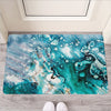 Blue Ocean Acid Melt Print Rubber Doormat