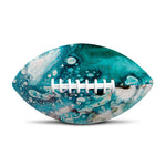 Blue Ocean Acid Melt Print Rugby Ball