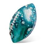 Blue Ocean Acid Melt Print Rugby Ball