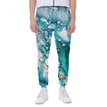 Blue Ocean Acid Melt Print Joggers