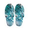 Blue Ocean Acid Melt Print Slippers