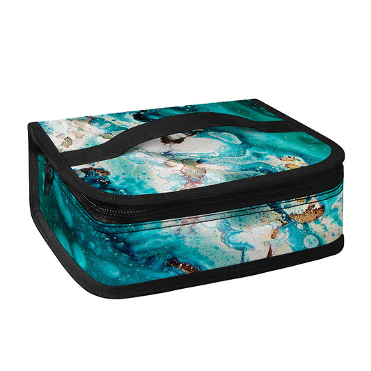 Blue Ocean Acid Melt Print Small Lunch Bag