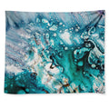 Blue Ocean Acid Melt Print Tapestry