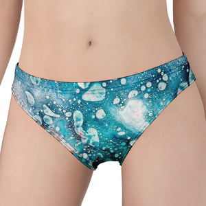 Blue Ocean Acid Melt Print Women's Panties