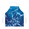 Blue Ocean Print Adjustable Apron