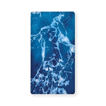 Blue Ocean Print Baby Crib Sheet