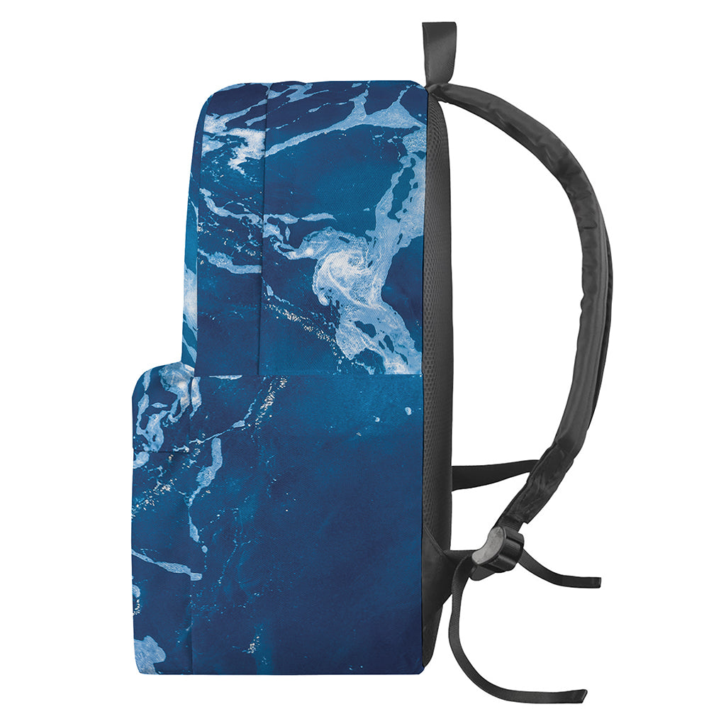 Blue Ocean Print Backpack