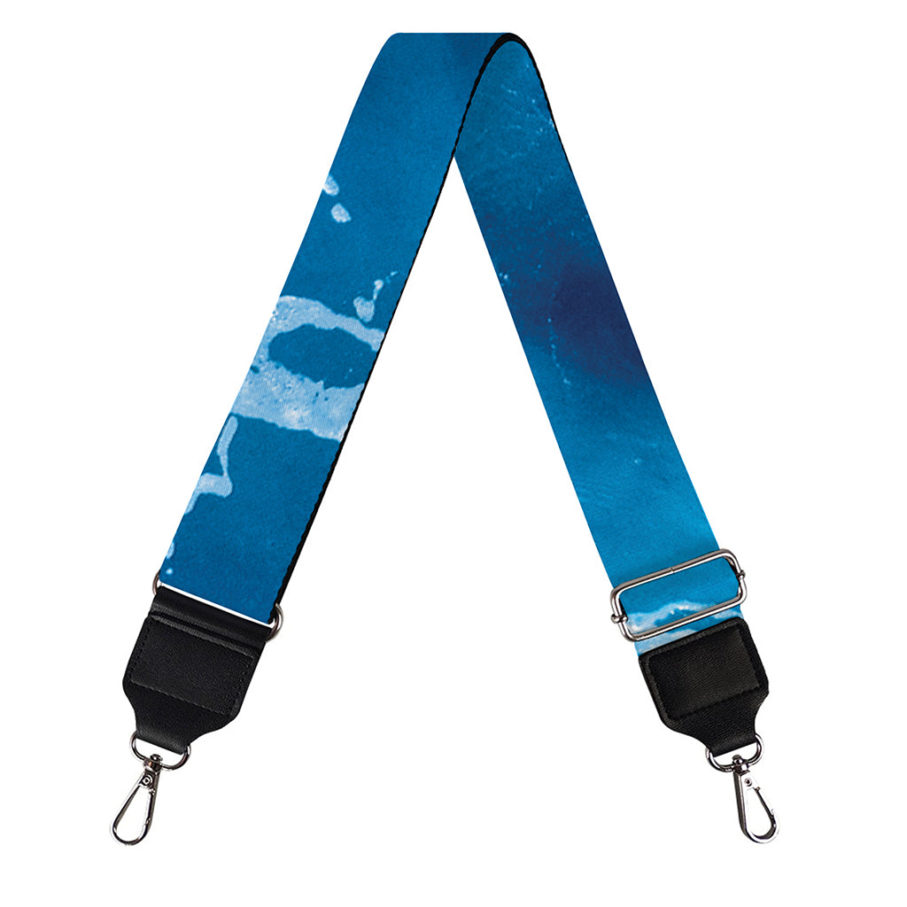 Blue Ocean Print Bag Strap