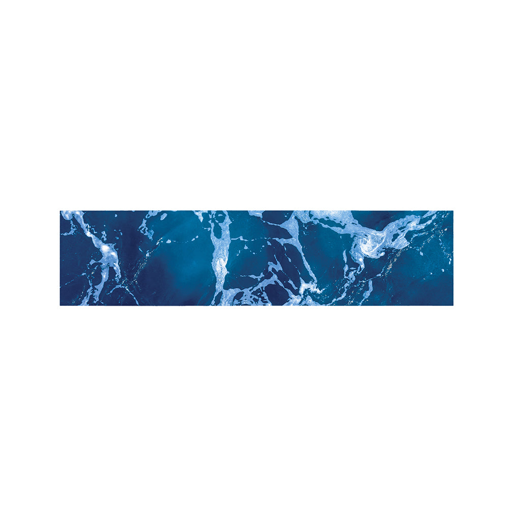 Blue Ocean Print Bed Runner