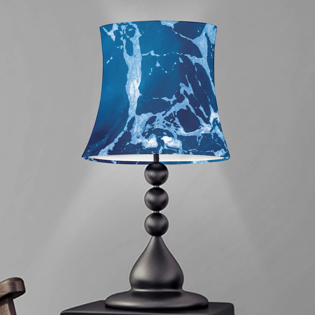 Blue Ocean Print Bell Lamp Shade