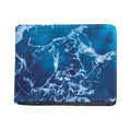Blue Ocean Print Bifold Wallet