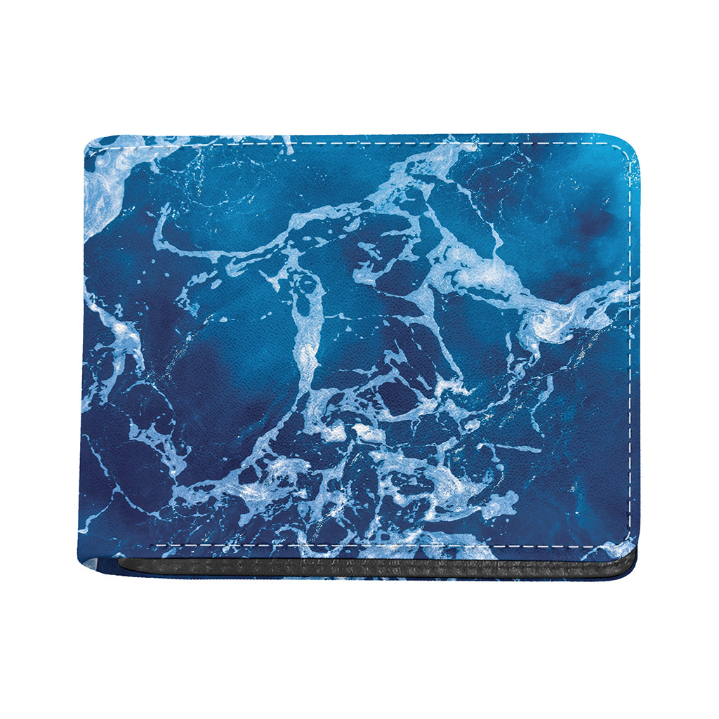 Blue Ocean Print Bifold Wallet