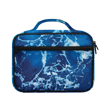 Blue Ocean Print Briefcase Bible Bag