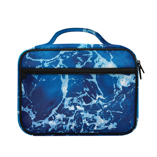 Blue Ocean Print Briefcase Bible Bag