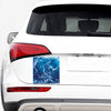 Blue Ocean Print Car Sticker